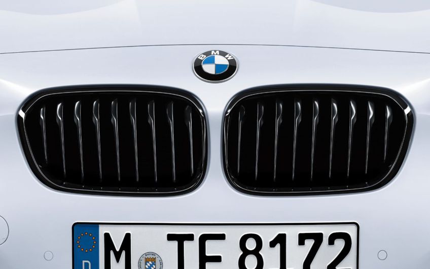 Original BMW M Performance Frontziergitter Schwarz