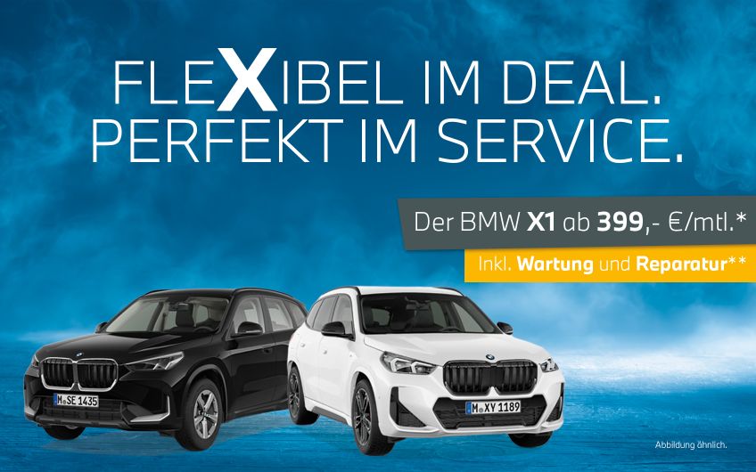 Der BMW X1 inkl. Wartung & Reparatur