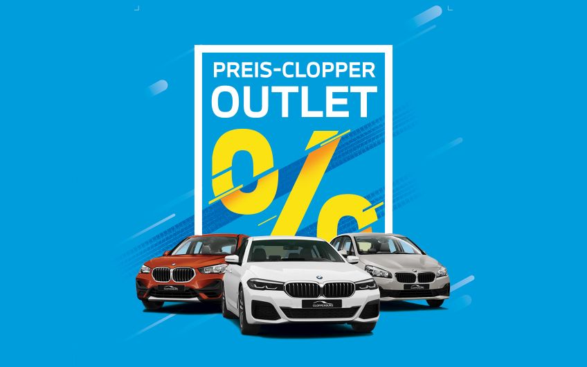 Stark reduzierte BMW und MINI Angebote im Preis-Clopper Outlet