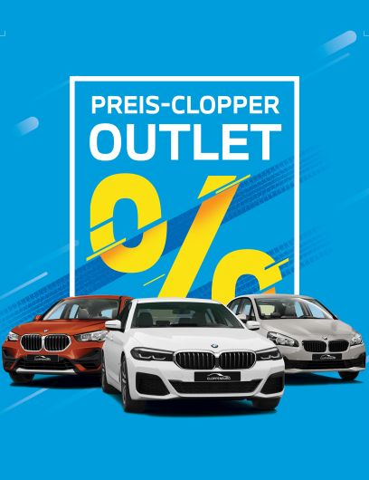 Stark reduzierte BMW und MINI Angebote im Preis-Clopper Outlet
