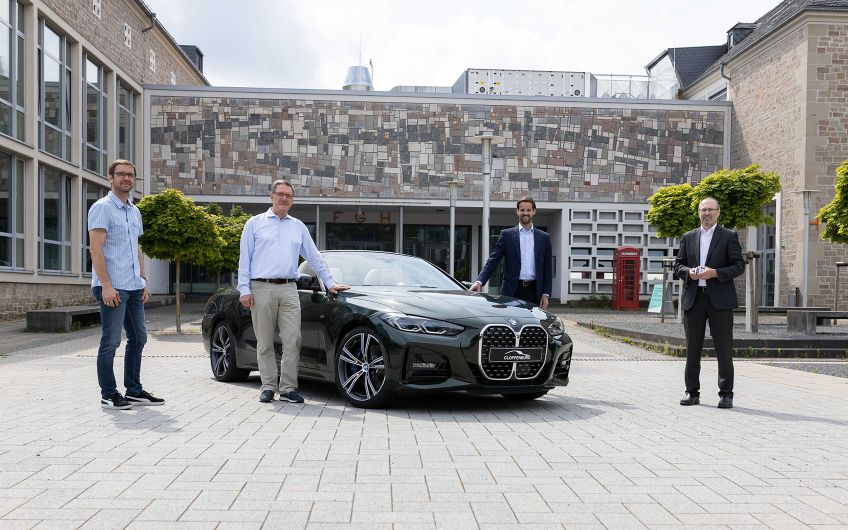 Neues BMW 4er Cabrio für das Institut für Fahrzeugtechnik der Hochschule Trier