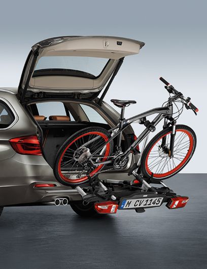 Der BMW Fahrradheckträger Pro 2.0 für AHK (E-Bike)