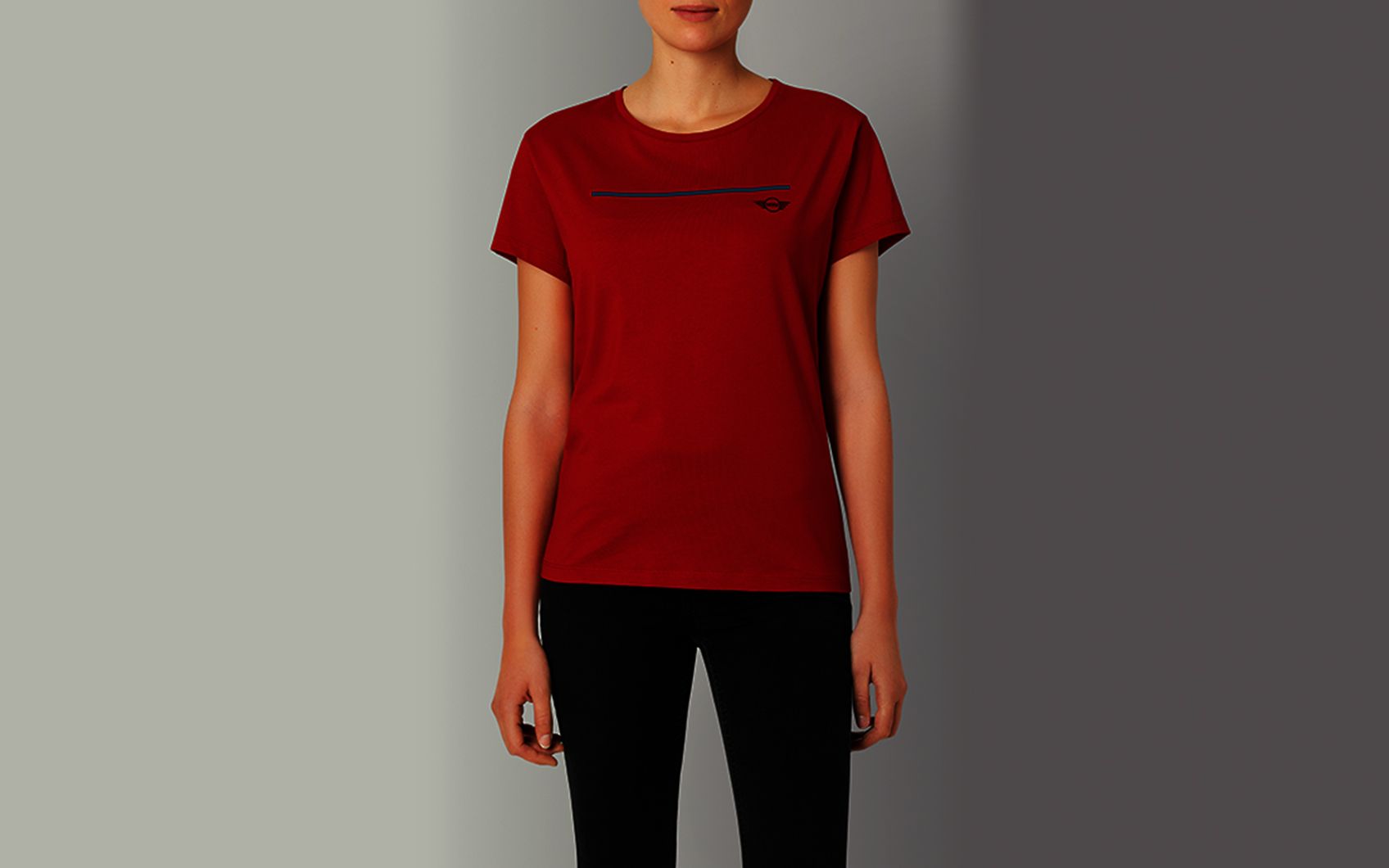 MINI T-Shirt Women Wing Logo Chilli Red/Island/Black XXS-XL