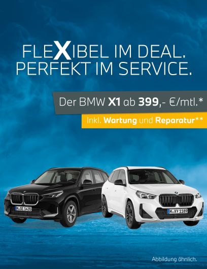 Der BMW X1 inkl. Wartung & Reparatur